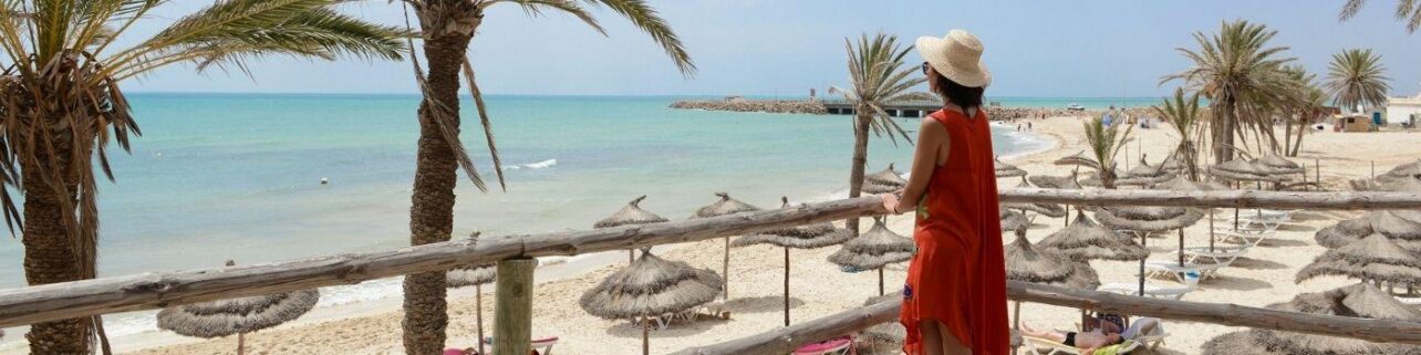 Praia em Djerba, Tunísia